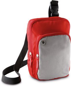 Kimood KI0301 - SMALL SHOULDER BAG Red/Light Grey