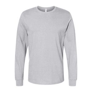 Fruit of the Loom SC201 - Valueweight Long Sleeve T (61-038-0) Heather Grey