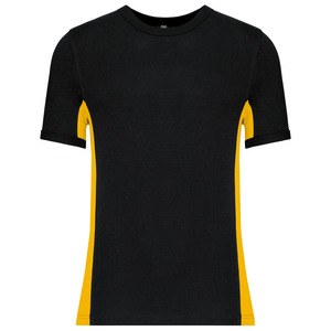 Kariban K340 - TIGER - SHORT SLEEVE BI-COLOUR T-SHIRT Black/Yellow