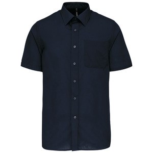 Kariban K551 - ACE - MEN'S SHORT SLEEVE EASY CARE POLYCOTTON POPLIN SHIRT Navy