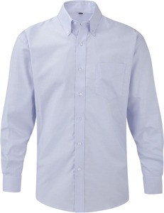 Russell Collection RU932M - Men's Long Sleeve Easy Care Oxford Shirt Oxford Blue