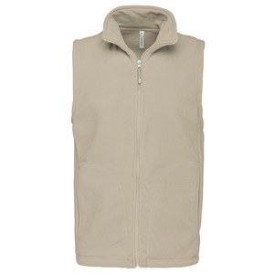 Kariban K913 - LUCA - ZIP THROUGH MICRO FLEECE GILET Beige