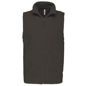 Kariban K913 - LUCA - ZIP THROUGH MICRO FLEECE GILET Dark Grey