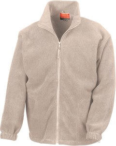 Result R36A - Full Zip Active Fleece Jacket Natural