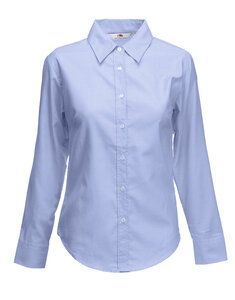 Fruit of the Loom SS001 - Lady-fit Oxford long sleeve shirt