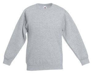 Fruit of the Loom SS201 - Classic 80/20 kids set-in sweatshirt Heather Grey