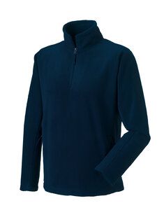 Russell Europe R-874M-0 - Adult`s Quarter Zip Outdoor Fleece French Navy