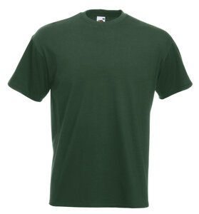 Fruit of the Loom 61-044-0 - Men's Super Premium 100% Cotton T-Shirt Bottle Green