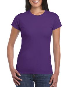 Gildan 64000L - Women's RingSpun Short Sleeve T-Shirt Purple