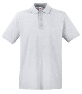 Fruit of the Loom SS255 - Premium polo Heather Grey
