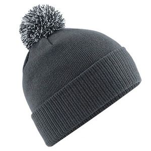 Beechfield BC450 - Snowstar beanie Graphite Grey / Light Grey