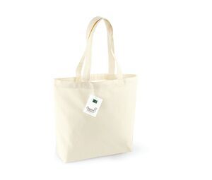 Westford Mill WM180 - Organic cotton shopper Natural