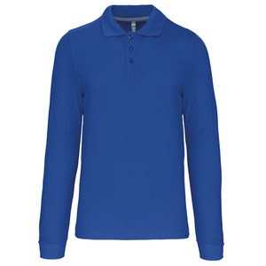 Kariban K243 - MEN'S LONG SLEEVE PIQUE POLO SHIRT Light Royal Blue