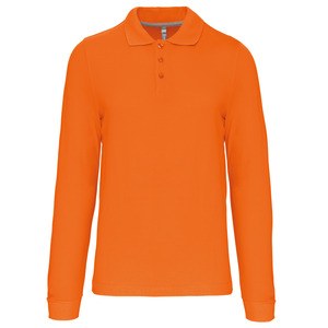 Kariban K243 - MEN'S LONG SLEEVE PIQUE POLO SHIRT Orange