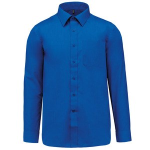 Kariban K545 - JOFREY - MEN'S LONG SLEEVE EASY CARE POLYCOTTON POPLIN SHIRT Light Royal Blue