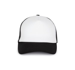 K-up KP111 - TRUCKER MESH CAP - 5 PANELS White / Black