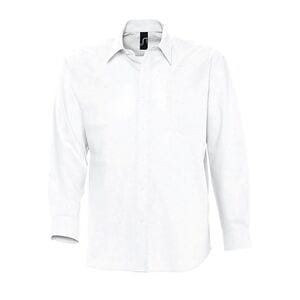 SOL'S 16000 - Boston Long Sleeve Oxford Men's Shirt White