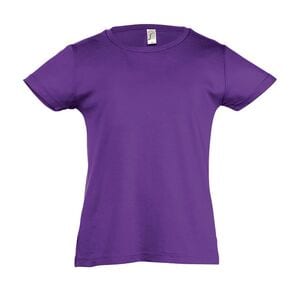 SOL'S 11981 - Cherry Girls' T Shirt Violet foncé