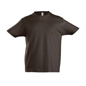 SOL'S 11770 - Imperial KIDS Kids' Round Neck T Shirt Chocolate