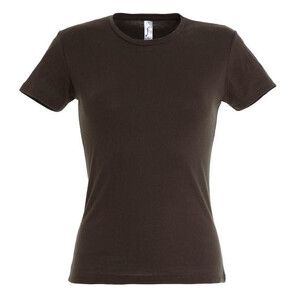 SOL'S 11386 - MISS Women's T Shirt Chocolate