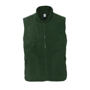 SOL'S 51000 - NORWAY Unisex Sleeveless Fleece Cardigan Vert sapin