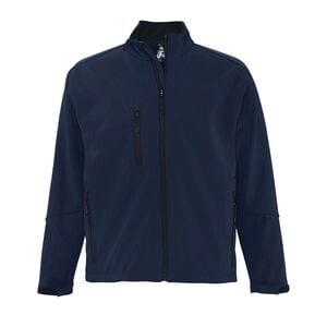 SOL'S 46600 - RELAX Men's Soft Shell Zipped Jacket Bleu abysse