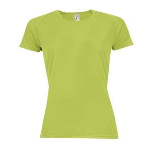 SOL'S 01159 - SPORTY WOMEN Raglan Sleeve T Shirt Vert pomme