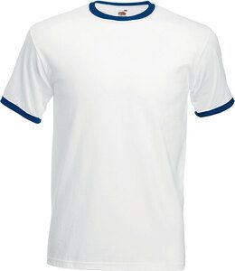 Fruit of the Loom SC61168 - Men's Two-Tone T-Shirt White / Navy