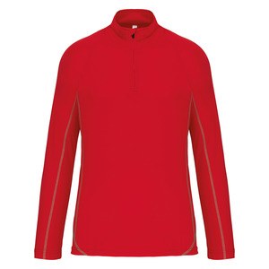 Proact PA335 - Men’s 1/4 zip running sweatshirt Sporty Red