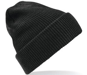 Beechfield BF425 - Vintage beanie with cuff Black