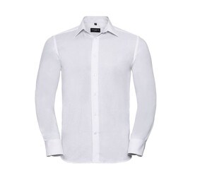 Russell Collection JZ922 - Mens Fitted Oxford Shirt with Italian Collar