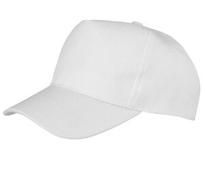 Result RC084 - Boston 5-Panel Printers Cap White