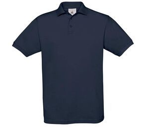 B&C BC410 - Men's Cotton Polo Saffron Navy