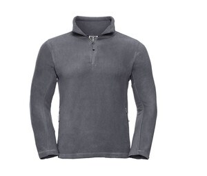 Russell JZ874 - Adult`S Quarter Zip Outdoor Fleece Convoy Grey