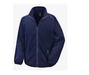 Result RS220 - Men's Long Sleeve Large Zip Fleece Navy