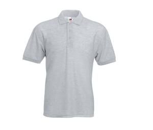 Fruit of the Loom SC280 - Men's Pique Polo Shirt Heather Grey