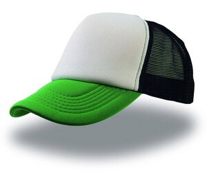 Atlantis AT011 - Rapper Cap White/Black/Green