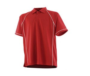 Finden & Hales LV370 - cool plus® breathable polo shirt Red/White