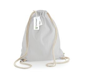 Westford mill WM810 - Organic Gym Bag Light Grey