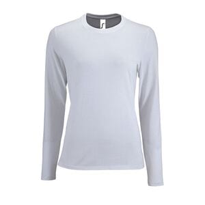 SOL'S 02075 - Imperial LSL WOMEN Long Sleeve T Shirt White