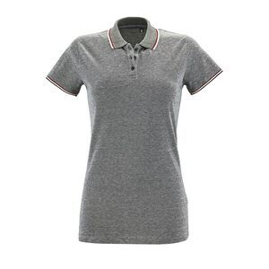 SOLS 02082 - Paname Women Heather Polo Shirt
