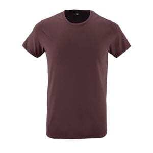 SOL'S 00553 - REGENT FIT Men's Round Neck Close Fitting T Shirt Oxblood