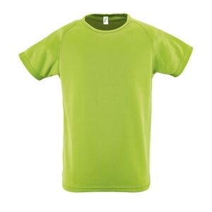 SOL'S 01166 - SPORTY KIDS Kids' Raglan Sleeve T Shirt Apple Green