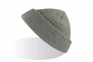 Atlantis AT146 - Beanie with cuff Light Grey Melange