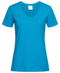 Stedman STE2700 - Classic women's v-neck t-shirt Ocean Blue