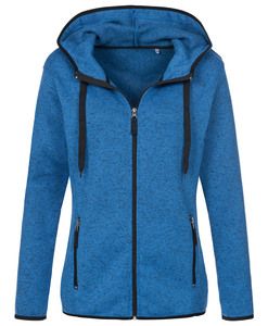 Stedman STE5950 - active knit women's fleece jacket Blue Melange