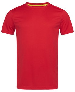 Stedman STE8400 - Crew neck T-shirt for men Stedman - ACTIVE 140 Crimson Red