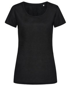 Stedman STE8700 - Crew neck T-shirt for women Stedman - ACTIVE COTTON TOUCH Black Opal
