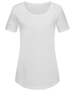 Stedman STE9320 - Crew neck T-shirt for women Stedman - ORGANIC SLUB White