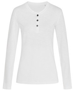 Stedman STE9580 - Long sleeve with buttons for women Stedman - SHARON HENLEY White